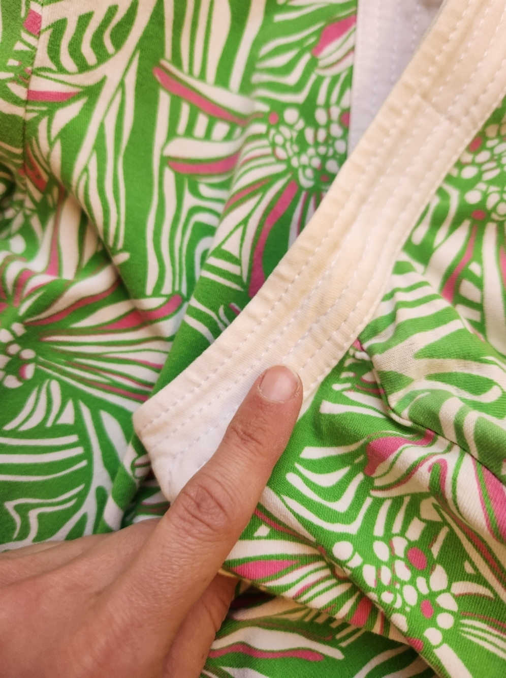Lilly Pulitzer Women's Daisy Darling Green Long Sleeved Tunic, Size XS, $98 - Picture 8 of 10